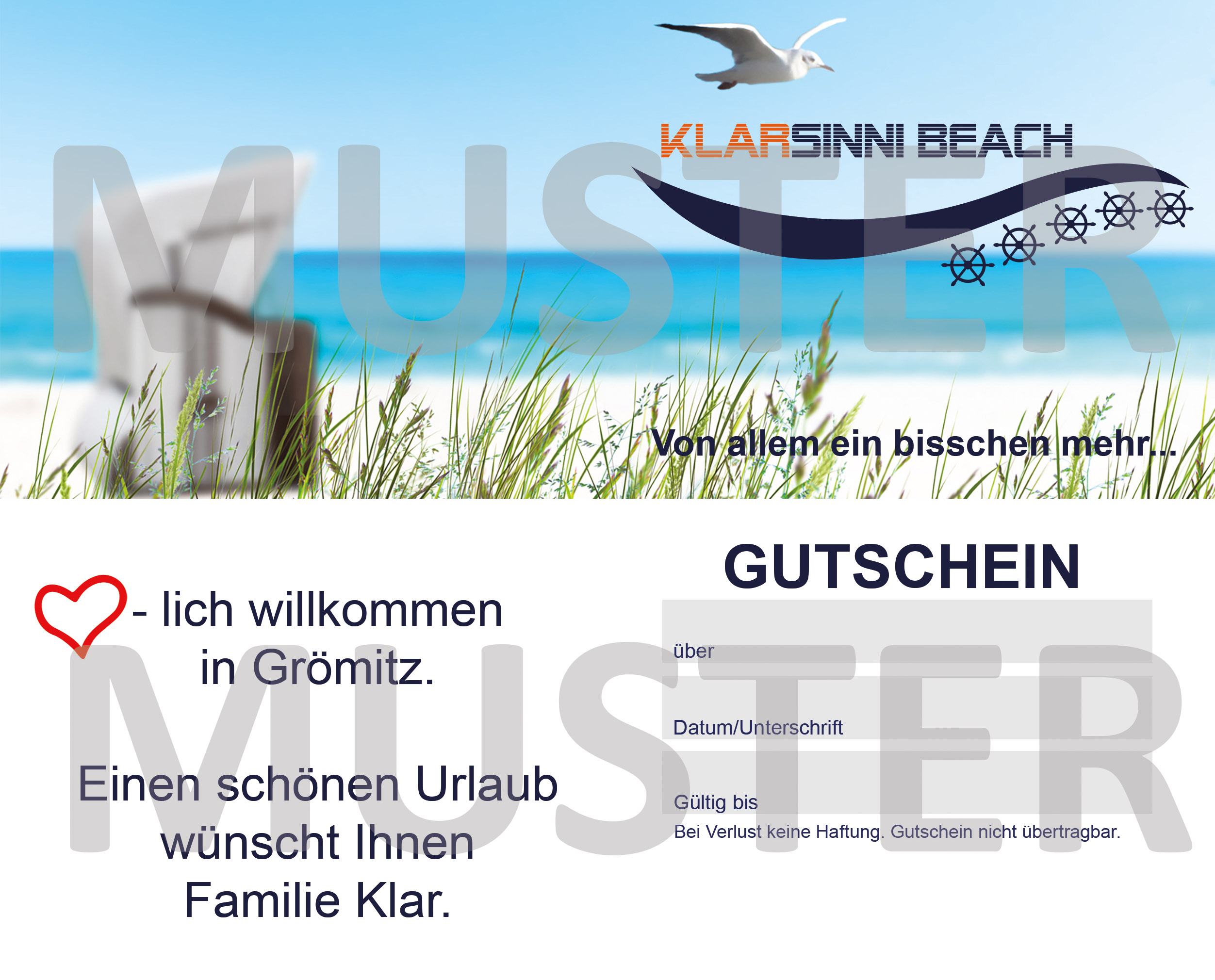 Schlafstrandkorb Gutschein